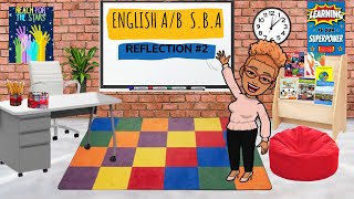 Csec English SBAHow to Approach Reflection 2Language Analysis [upl. by Enowtna]