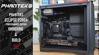 Phanteks Eclipse P200a itx case with matx vibes [upl. by Lord]