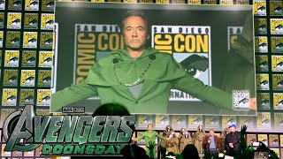 Robert Downey Jr and Russo Brothers introduce quotAvengers Doomsdayquot and quotSecret Warsquot at SDCC 2024 [upl. by Murial]