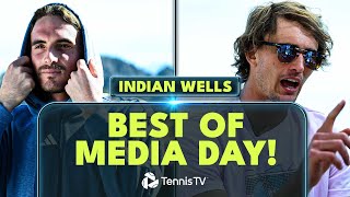 Alcaraz On Facing Nadal Zverev On World No 1 amp More  Best Of Indian Wells Media Day [upl. by Naor]