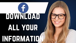 How to Download all Information from Facebook [upl. by Lacombe415]