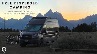 Free Dispersed Camping Near Yellowstone amp Grand Teton National Parks [upl. by Manly499]