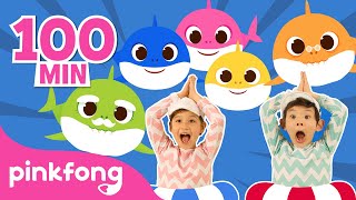 Baby Shark More and More  Compilation  Pinkfong Baby Shark Official [upl. by Aelhsa]