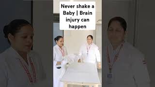 Never shake a baby  Baby syndrome  Brain injury can happen Baby care short newborn anmtc azam [upl. by Einnaej344]