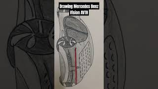 Drawing Mercedes Benz Vision AVTR  Comment for next drawing Aryan Arts [upl. by Wiltsey]