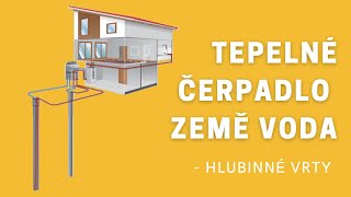 Tepelné čerpadlo země voda  vrty [upl. by Dodie]