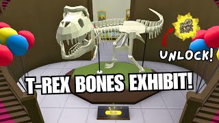 COMPLETE the WOBBLYSAURUSREX Exhibit UNLOCK TREX BONES COSTUME Museum Artifacts  Wobbly Life [upl. by Adlar184]