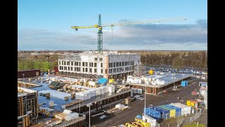 Hoogste punt Nieuwbouw Isala Meppel en Noorderboog [upl. by Swan]