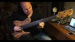 Solo fretless Bass Guitar using Ebow [upl. by Melisandra313]