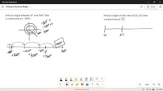 Finding Coterminal Angles [upl. by Aradnahc670]