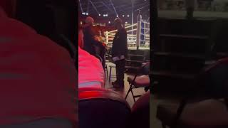 RINGSIDE Canelo vs Berlanga Camera view of the undercard  Trevor Sambrano’s seat 🥊 [upl. by Short]