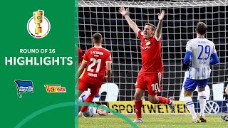 Intense Derby  Hertha BSC vs Union Berlin 23  Highlights  DFBPokal Round of 16 [upl. by Liris]