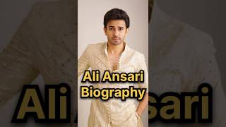 Ali Ansari Biography aliansari kaffara aliansarinewvideo kaffaradrama hindiserialgossips [upl. by Valida]