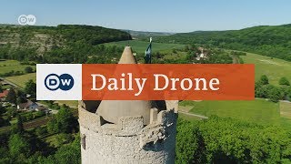 DailyDrone Burg Saaleck  DW Deutsch [upl. by Eilsil465]