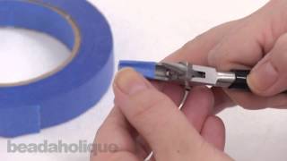 Quick Tip How to Protect your Wire Wrapping Pliers with Tape [upl. by Eninnaej]