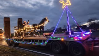 Ostfriesland LKW WeihnachtsKorso 2024 zm Riepster Lüchtermarkt Westerende Bangstede Ochtelbur [upl. by Ttegirb]