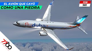 El Avión que cayó en picada a 800 KPH  Vuelo 981 de FlyDubai [upl. by Yrogerg]