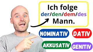 Nominativ Akkusativ Dativ Genitiv  ALLES in einem Video  Live Deutsch lernen [upl. by Innig]