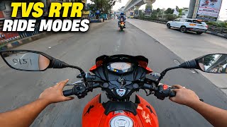 Riding The 2023 TVS Apache RTR 160 2v  Better Than Before [upl. by Anehsak]