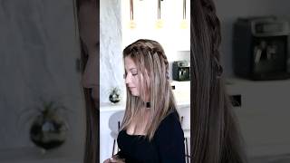 3 Strand Waterfall Braid braids hair hairstyles waterfallbraid [upl. by Blakelee]