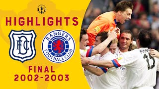 Amorusos Heroic Farewell  Dundee 01 Rangers  Scottish Cup Final 200203 [upl. by Alanah324]