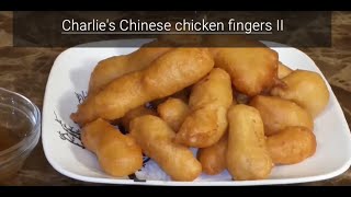 Charlie Cooking  Chinese Chicken Fingers II How to cook Chinese take out at home [upl. by Supmart]