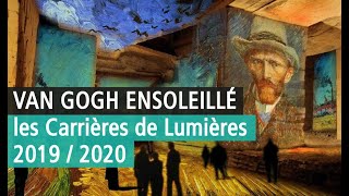 Éblouissant  Les Carrières de Lumières accueillent Van Gogh  Baux de Provence Vidéo YouTube [upl. by Karlen]