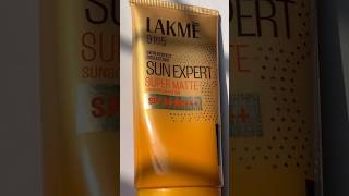 Lakme 9to5 Super Matte Sunscreen Lotion🧴✨shorts sunscreen lakme skincare [upl. by Rehnberg]