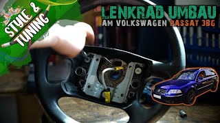 Neues Lenkrad für den VW Passat 3BG von Frank Selber machen dank Anleitung viral car tutorial [upl. by Allegra707]