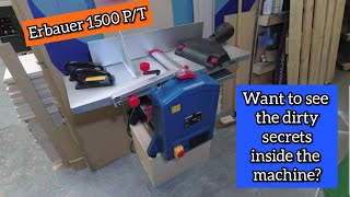 Watch this before you buy  Erbauer 1500 254mm Planer Thicknesser  Faults and quick run through [upl. by Muhcan]