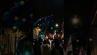 “Protests in Georgiaპროტესტი საქართველოში” georgiaprotests საქართველო freedom georgiatoday [upl. by Ailyt]