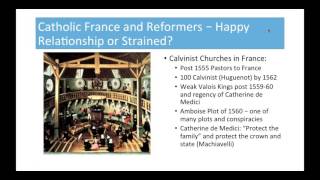 French Wars of Religion Lecture  1 [upl. by Mcintyre589]