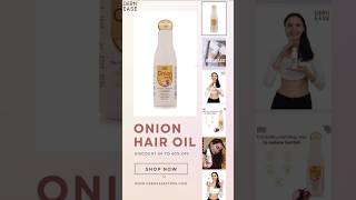 Best Onion Hair Oil hairoil onionhairoil oil best skincare hairfall dermease besthairoil [upl. by Ahsinot]