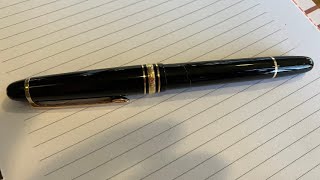 MONTBLANC Meisterstuck Classique Fountain Pen 145106513 [upl. by Nosmirc309]