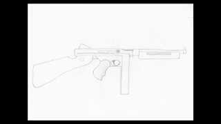 How to draw thompson SMG [upl. by Flossie]