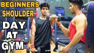 Beginners 3D shoulder workout STEP BY STEP TRAINING BADRI FITNESS [upl. by Oniuqa]