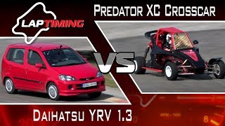 RPM 16000 Predator XC Crosscar vs Daihatsu YRV 13 LapTiming ep 67 [upl. by Lebasile612]