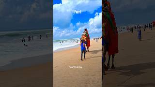 Puri beach Odisha puri puribeach purijagannadh purijagannath purijagannathtemple puritourism [upl. by Aleciram]