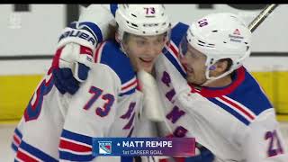 Matt Rempes First NHL Goal  ABC  NYR vs PHI  Feb 24th 2024 [upl. by Anilasor]