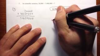 COMPASS Q7 Numerical SkillsPrealgebra official practice problems [upl. by Philipa]