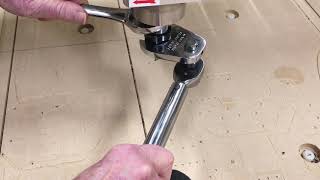 How to use torque wrench on CNC router [upl. by Eiggam]