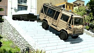 CARS VS STAIRS BEAMNG Drive [upl. by Vange]