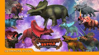 DBWC All Ceratopsian Battles [upl. by Yeltrab]