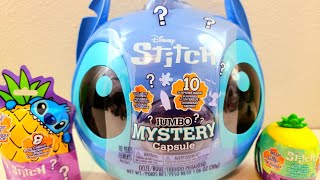 ASMRtoys UNBOXING STITCH JUMBO MYSTERY CAPSULE [upl. by Anialahs865]