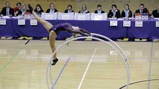 World Championships in Gymwheel 2016 Team Final Germany Yana Looft Straight line [upl. by Jacynth]