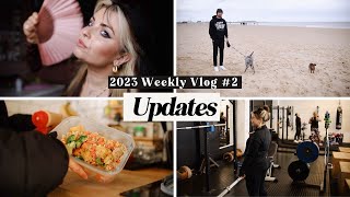 WEEKLY VLOG 2023 2  Updates on me and feeling happy [upl. by Readus514]