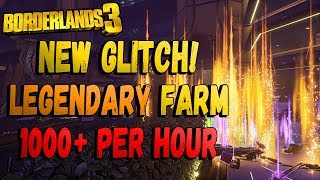 Borderlands 3 INSANE NEW GLITCH INFINITE Legendary Farm 1000 Drop Per Hour ONESHOT Boss [upl. by Carley937]