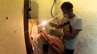 building a laminated recurve bow  bau eines laminierten bogens [upl. by Ardnuek]