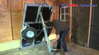 Productdemonstratie Walltrailer AanhangerAanhangwagen [upl. by Sexela404]