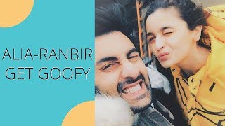 Brahmastra  Ranbir Kapoor and Alia Bhatts goofy selfie goes viral [upl. by Seton]